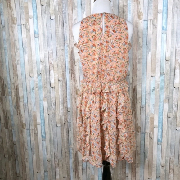 Anthropologie Sachin & Babi Senna Floral Ruffle Sundress Size 6 Boho Chic - Picture 6 of 13